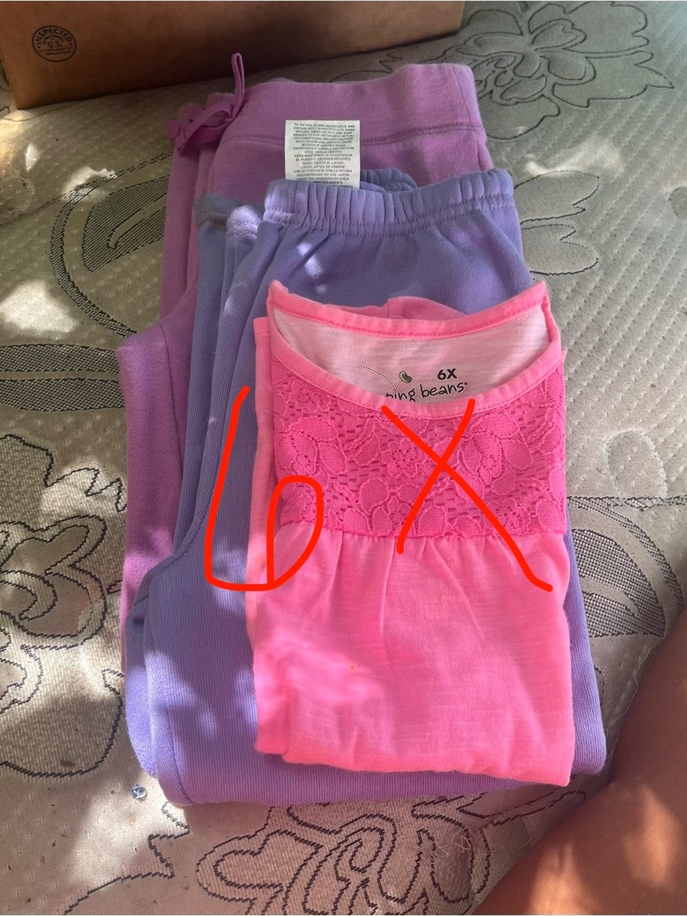 Girls' Pink Lace-Trim Tank Top - 6X